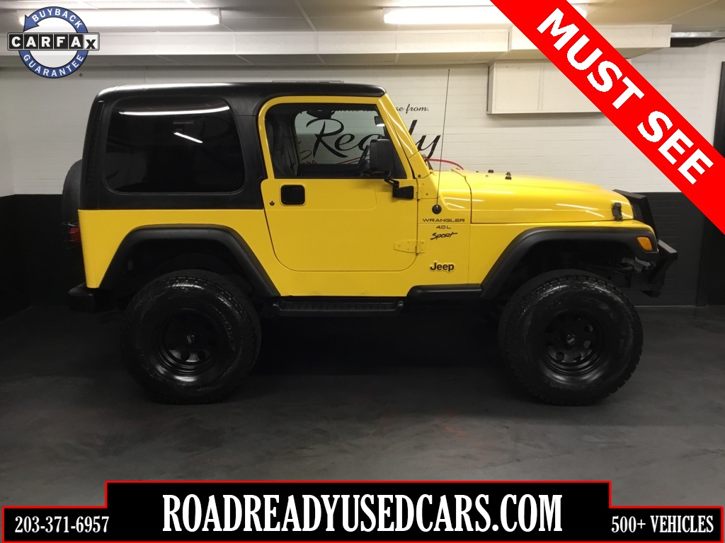1998 to 2007 Yellow Jeep Wrangler For Sale in 06082 from $499 to $3,900,000