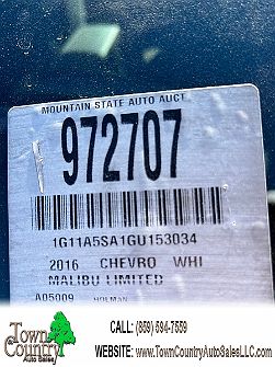 2016 Chevrolet Malibu LS 1FL