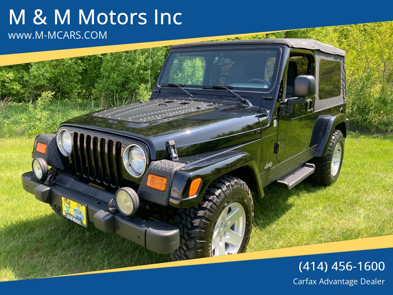 2000 to 2006 Jeep Wrangler For Sale from $499 to $3,980,000